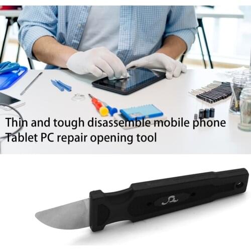 Practical Metal Pry Blade Opener with Handle Spudger Teardown Cutter Hand Tool for Phone Laptop Computer Opening