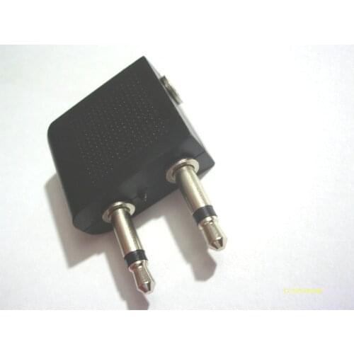 1000pcs Airplane headphone 3.5mm Stereo Headphone Earphone Socket Adapter connector