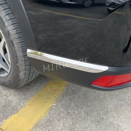 Steel Rear Bumper Side Cover Trims For Subaru Forester 2019 2020 Accessories