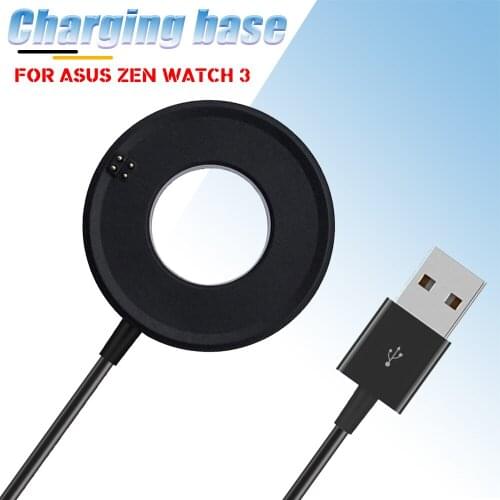 USB Smartwatch Charger Base Charging Cable Adapter Safety Fast Stable Portable Charge Accessories For ASUS zen Watch 3 zenwatch3