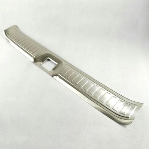 For Renault Kadjar 2016 2017 2018 2019 Stainless Steel Rear Bumper Pad Protector Trim Tail Trunk Scuff Plate Cover Accessories