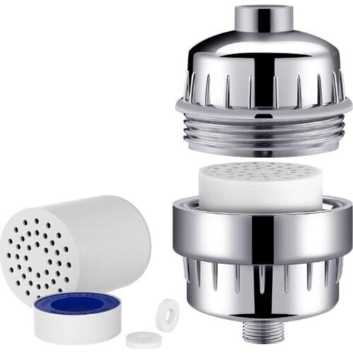 15 Stage Universal 1/2' High Output Shower Filter Bathroom Water Purifier Remove Chlorine and Fluoride Water Softener