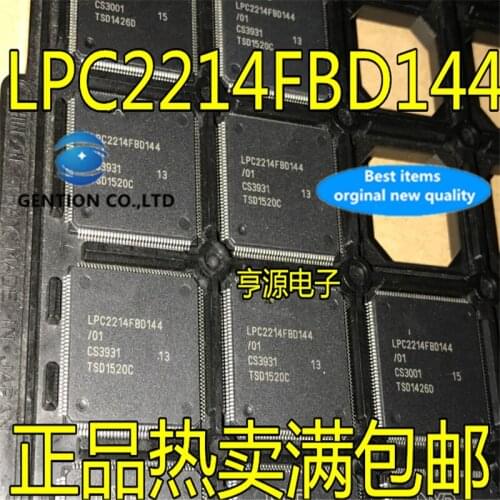 2Pcs LPC2214FBD144/01 LPC2214FBD144 QFP144 in stock 100% new and original