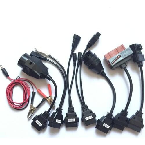 2021 Hot 8 car cable full set for Benz for B.MW for O.PEL for A.udi for ds150e TCS C.DP auto Diagnostic Interface tool free ship