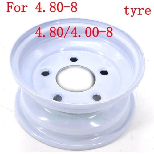 4.80-8 Wheel Hub Rims 4.80/4.00-8 Inch Trailer 4-Hole 5-Hole Hub Forestry Mechanical Lifter Is Used For Tire Wheel