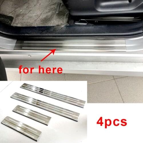 4pcs for toyota prius 50 2016-2019 welcome pedal Threshold bar Door outer step Decorative