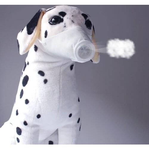 White Breathable Mesh Dog Muzzle Anti Bark Dog Mouth Mask Stop Chew Protection Dog Pet Mouth Cover Training S M L