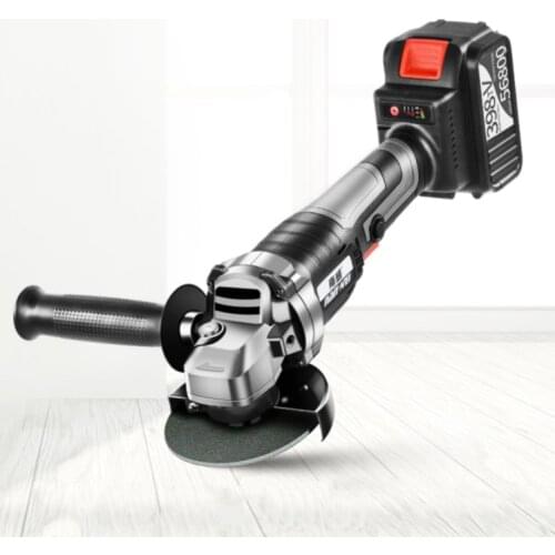 Li-ion battery variable speed 100mm brushless cordless angle grinder for metal polishing wood cutting