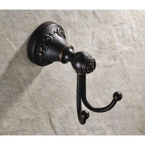 Oil Rubbed Bronze Coat Hook Bathroom Hardware Wall Mounted Bathroom Hanging Hook Bathroom Hardware zba450