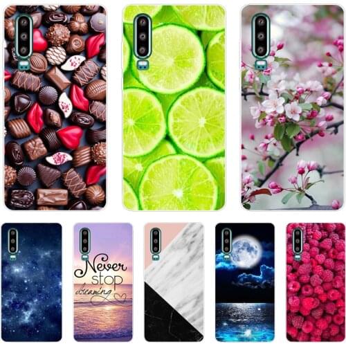 For Huawei P30 Pro Case Huawei P30Pro Case soft Silicon TPU Phone Cover On Huawei P30 Pro VOG-L29 ELE-L29 P 30 Lite coque bumper