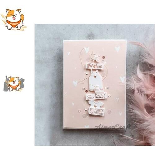 Baby Clothes Metal Cutting Dies Scrapbooking Stencil DIY Decorative Embossing Craft Die Cuts Card Making New Dies For 2020