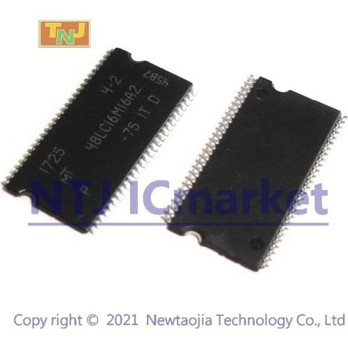 2 PCS MT48LC16M16A2P-75IT TSOP-54 48LC16M16A2 256Mb SDRAM memory IC CHIP