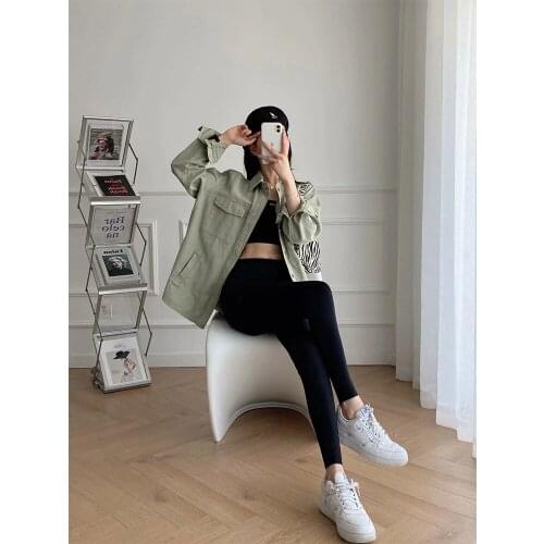 Northflow Jackets Single Breasted Solid Pockets Boulse Women England style Feminino Femme Motorcycle jacket