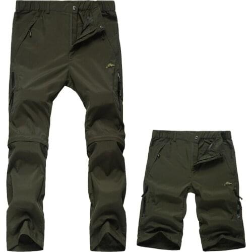 2019 New Removable Pants Mens Summer Quick Dry Outdoor Sport Trousers Hiking Trekking Fishing Camping Male Shorts 3 color 004