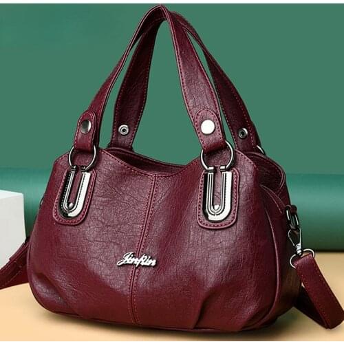 2022 New Brand Soft Leather Messenger Bag Luxury Handbag Women Bags Designer Handbags High Quailty Shoulder Bags Tote Sac A Main