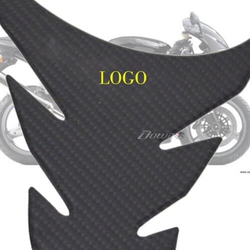 New motorcycle 3D carbon fiber tank fish bone decoration stickers Fit For Triumph THRUXTON BONNEVILLE /SE/T100/Black SCRAMBLER