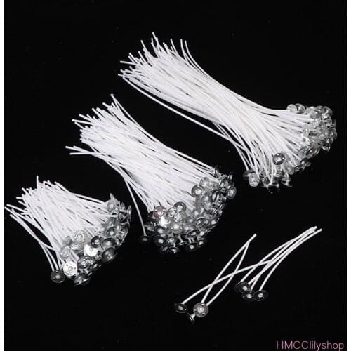 100Pcs 9cm 15cm 20cm Original Smokeless Candle Wicks DIY Wax Cores Household Woven Candle Core Ghee Wick Waxed Cord
