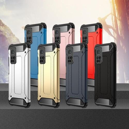 Case for Mi10T Heavy Duty Shockproof Dual Layer Back Armor Case For Xiaomi Mi10T Pro 5G