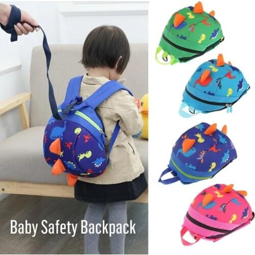 Cute Dinosaur Baby Safety Harness Backpack Toddler Anti-lost Bag Children extremely durable sturdy and comfortable Schoolbag
