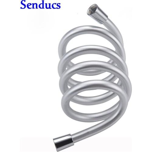 Senducs PVC Shower Hose of High Pressure Silver Bathroom Shower Hose with Cheap Price Gold Bathroom Shower Flexible Hose