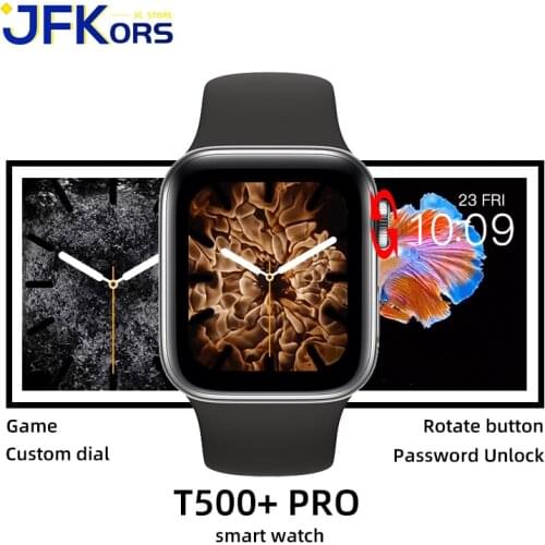 Smart Watch T500+Pro 1.75 inch Game Password Unlock Fitness bracelet For Apple Watch Android IOS Pk IWO HW22 HW16 DT100 Series 6