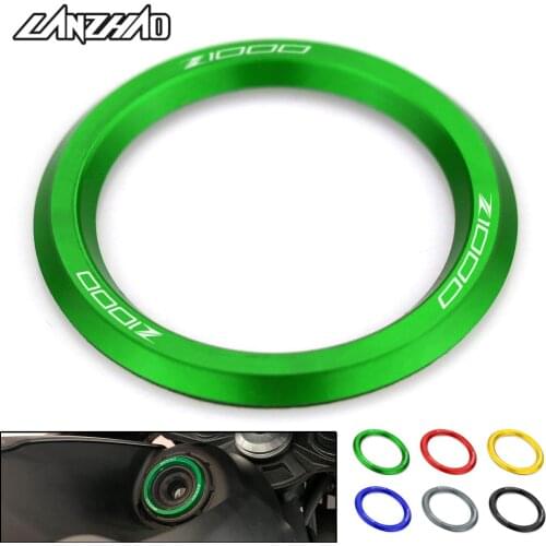 Z1000 Motorcycle Ignition Cover Key Switch Ring CNC Aluminum Accesory for Kawasaki Z1000 2013 2014 2015 2016 2017 2018 2019 2020