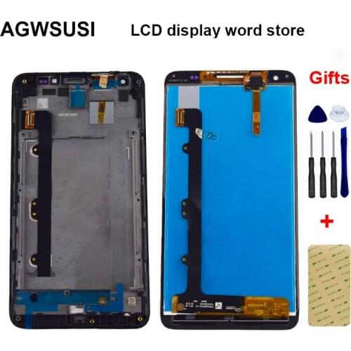 LCD For Huawei Ascend G750 G750-T00 G750-U10 G750-T01 Honor 3X Glory 4 LCD Display Monitor + Touch Screen Sensor Assembly Frame