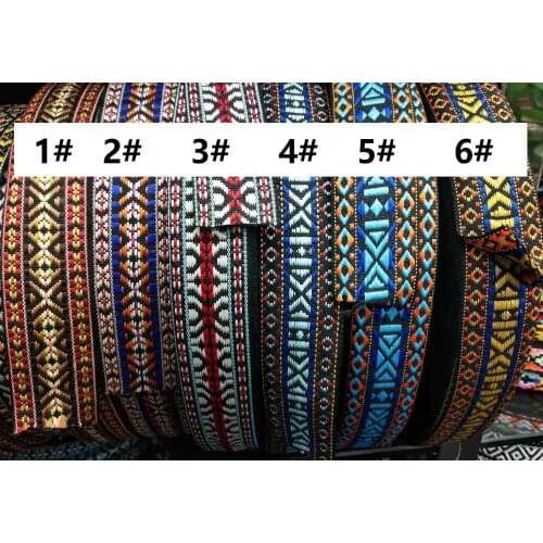 10yards/lot wide 3.5CM Woven Jacquard Ribbon geometric design for clothing accessory LS-1347