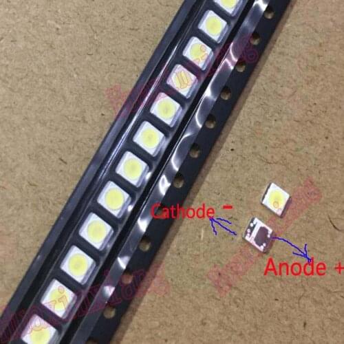 1000PCS/Lot LG Innotek SMD LED 3528 2835 3V 1W 100LM Cold White For TV LCD Backlight Application