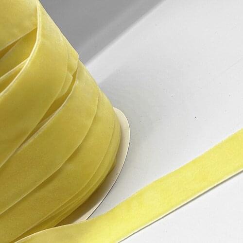 3 yards 6mm-38mm Colour Single Face Line Polyester No Elastic Velvet Ribbon for Bowknot Christmas Ribbon Party Decorations # 20