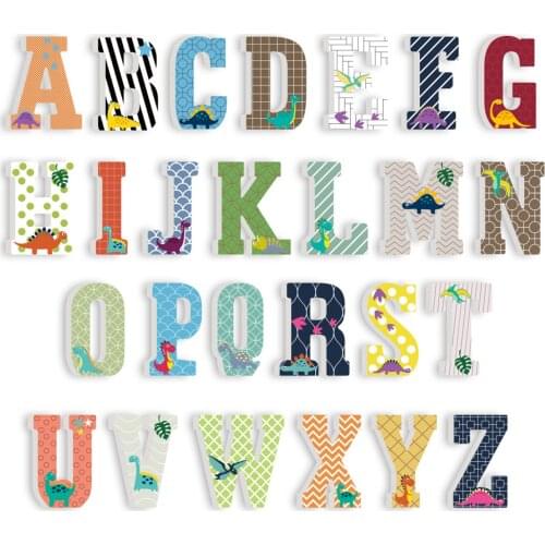 3D PVC Kids Room Decoration Letter Stickers English Alphabet Letters Kindergarten Playground Nursery Decorative Wall Decal