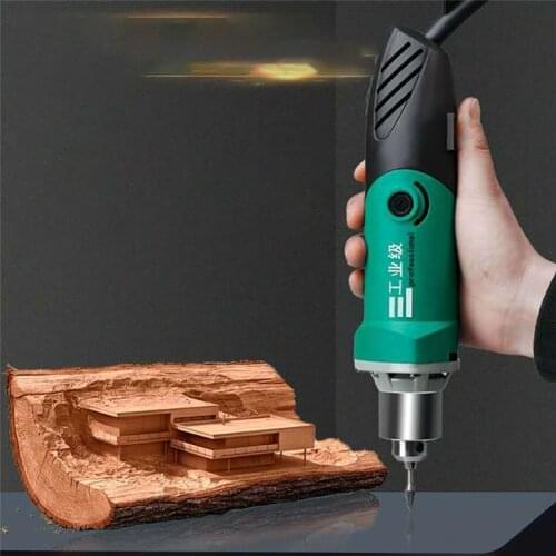 6.5mm 500W High-Speed Electric Mini Drill Engraver Electric Grinder With 6 Position Variable Speed Dremel Rotary Power Tools