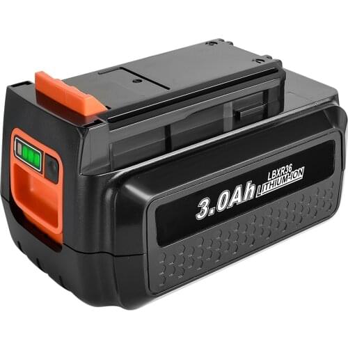 Bonacell 3.0Ah 36V/40V LBX36 Rechargeable Battery For Black&Decker LBXR36 BXR36 LST136 LST420 LST220 LST300 MTC220 MST1024
