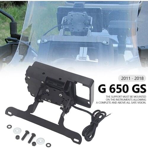Motorcycle Accessories Stand Holder Phone Mobile Phone GPS Plate Bracket For BMW G650GS 2011-2018