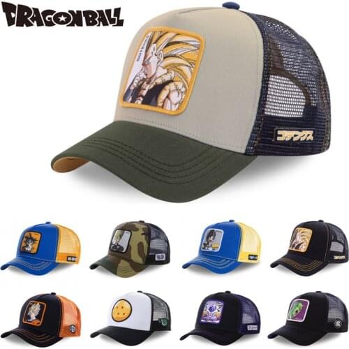 New Brand DRAGON BALL Animation All Styles Snapback Cotton Baseball Cap Men Women Hip Hop Dad Mesh Hat Trucker Hat Dropshipping