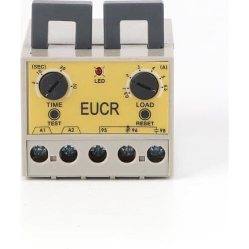 Motor Idling Protector Electronic Undercurrent Time Setting Motor Thermal Overload Protection Relay EUCR-2C