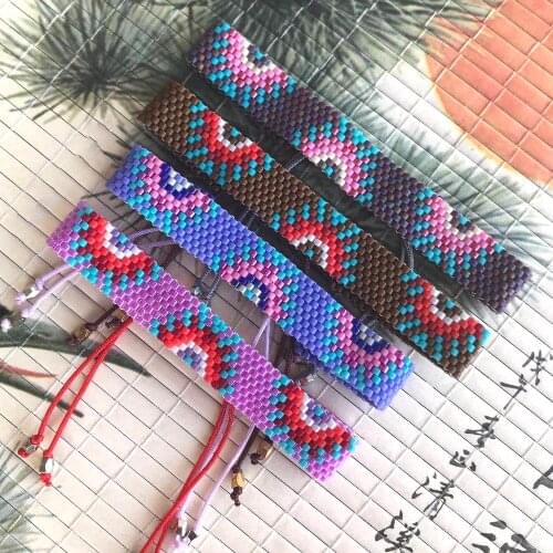 Go2boho 2021 Miyuki Evil Eye Bracelets Jewelry For Women Beadwork Bracelet For Women Lucky Eye Pulseras Handmade Woven Jewellery