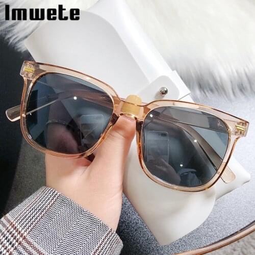 Imwete Classic Polarized Sunglasses Women Square Sun Glasses Men Luxury Designer Vintage Outdoor Colored Spectacles UV400 Shades