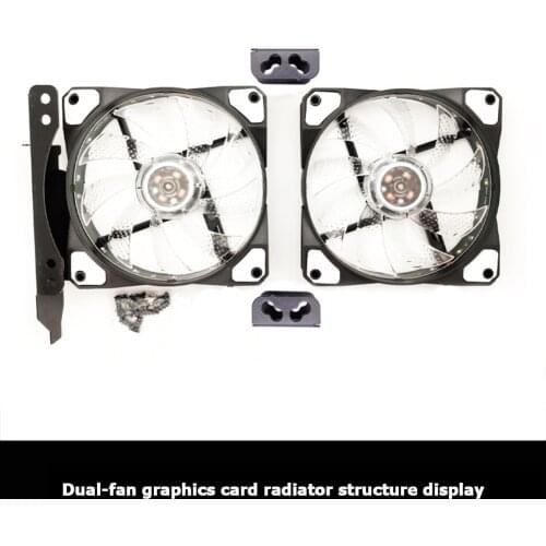PCI Slot Dual Fan Mount Rack Bracket 90mm 120mm for Desktop Graphics Video Card PC Computer Water Cooling Accessories
