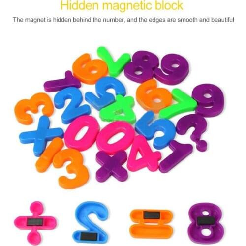 1set Magnetic Learning Alphabet Letters Plastic Refrigerator Stickers Toddlers Kids Learning Spelling Counting Educational Toys