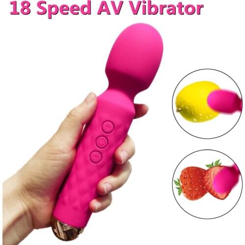 Powerful Dildo Vibrators For Women Sex Toys Magic Wand G Spot Clitoris Stimulator Erotic Vibrators For Women Sex Shop Adult