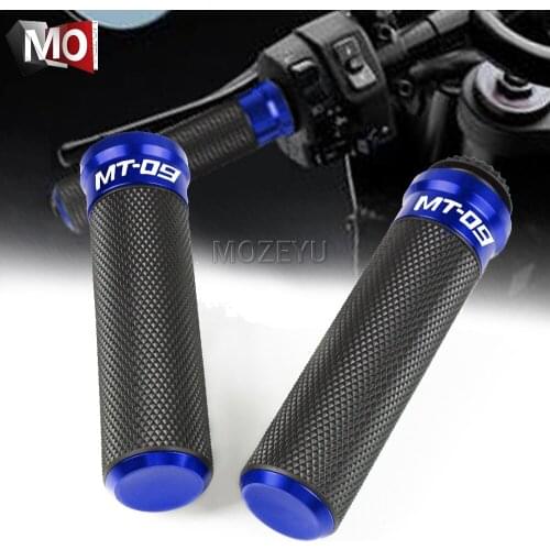 22MM Motorcycle Handlebar Grips Cover Slider Protector Cap Hand Bar End For YAMAHA MT09 FZ09 MT-09 FZ-09 MT FZ 09 2017 2018