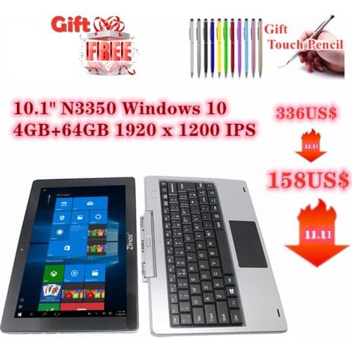 New 10.1 Inch Fashion Portable Notebook 4+64GB Quad Core Windows 10 laptop Tablet Pc Dual Camera WiFi USB Mini Tablets