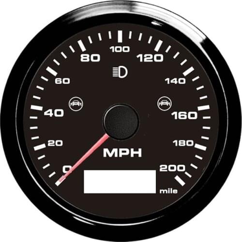 New design 85mm gauge Blind Spot Detection BSD for motorcycle GPS Speedometer