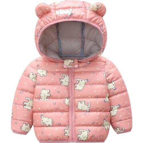 2020 Autumn Winter Warm Jackets For Girls Coats For Boys Jackets Baby Girls Jackets Kids Hooded Outerwear Coat Newborn Clothes