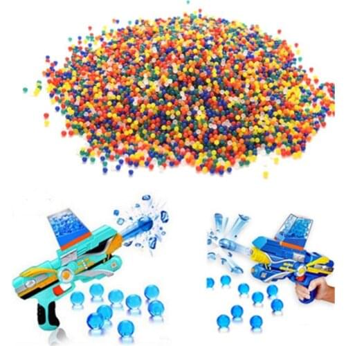 100 pcs Colorful Pearl Gel Ball Polymer Hydrogel Crystal Mud Soil Water Beads Grow Magic Jelly Wedding Home Party Decoration