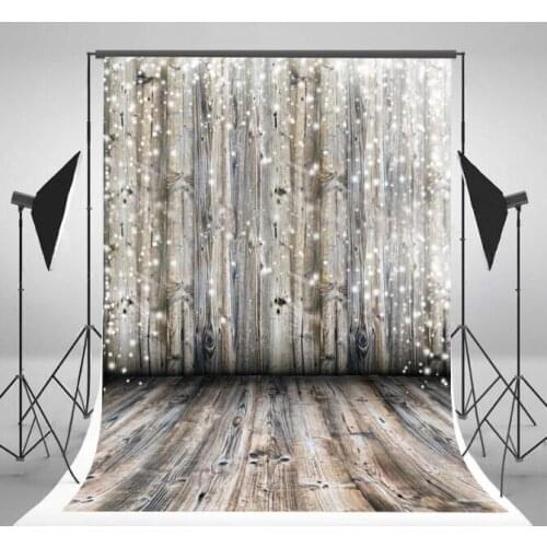 Christmas Vintage Snow Falling Wood Photo Backdrop Photophone Photography Backdrops fotografia Photo Studio Background