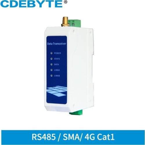 RS485 4G DTU Modem Cat1 Module APN/VPN Network UDP Sever CDEBYTE Wireless Transceiver Receiver SMA Interface