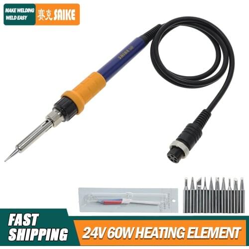 SAIKE 928D 952D soldering iron handle anti-static soldering station handle A1321 heater core universal SAIKE 898D 909D