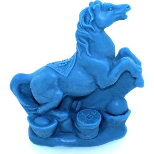 3D Soap Mould Horse Shaped Resin Crafts Silicone Mold
